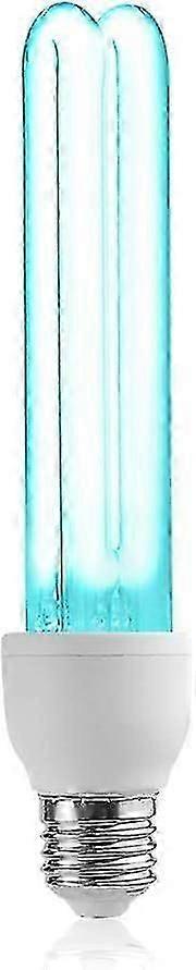 254nm UVC 25W E27 Quartz Tube UV Sanitizing Lamp with Ozone, 360 Lighting Angle - Cisea