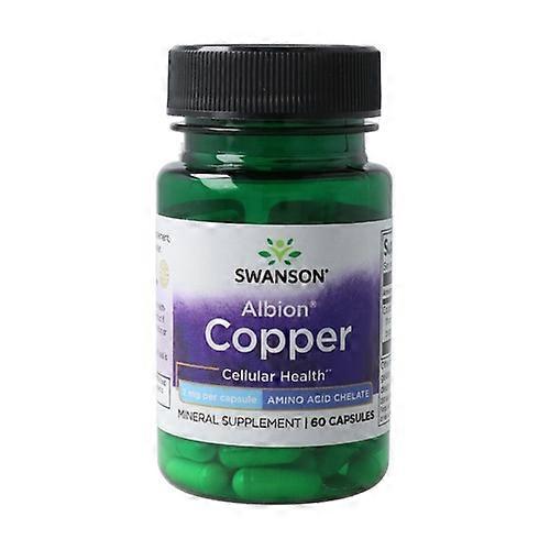 Albion Chelated Copper, 2mg 60 capsules