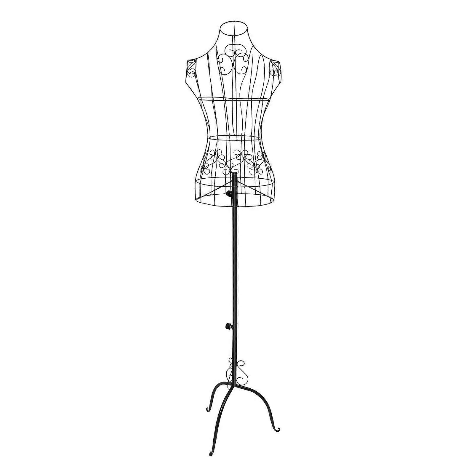 Mannequin Model with Stand, Half-length Model, Mannequin Dress Form 140-160cm Adjustable Height