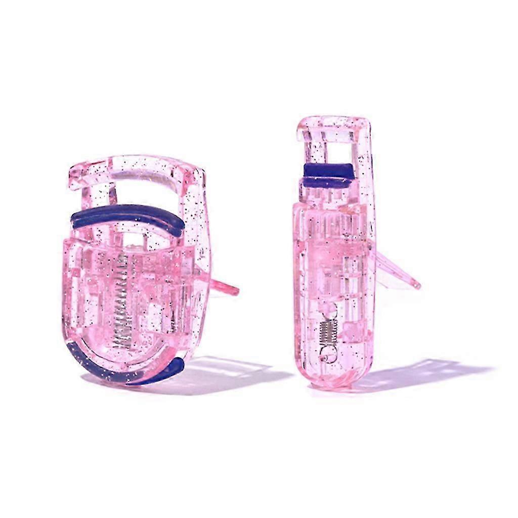 Mini Eyelash Curler with Refill-Pads Eye Make Up Tool No Pinching Lash Curler