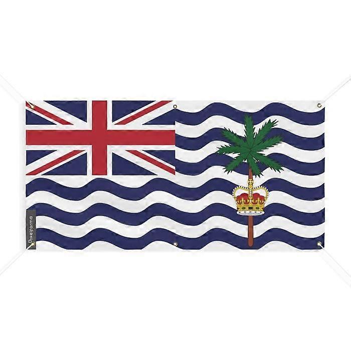 Banner - British Indian Ocean Territory - 80x160cm - Polyester - 6 eyelets - Rectangular