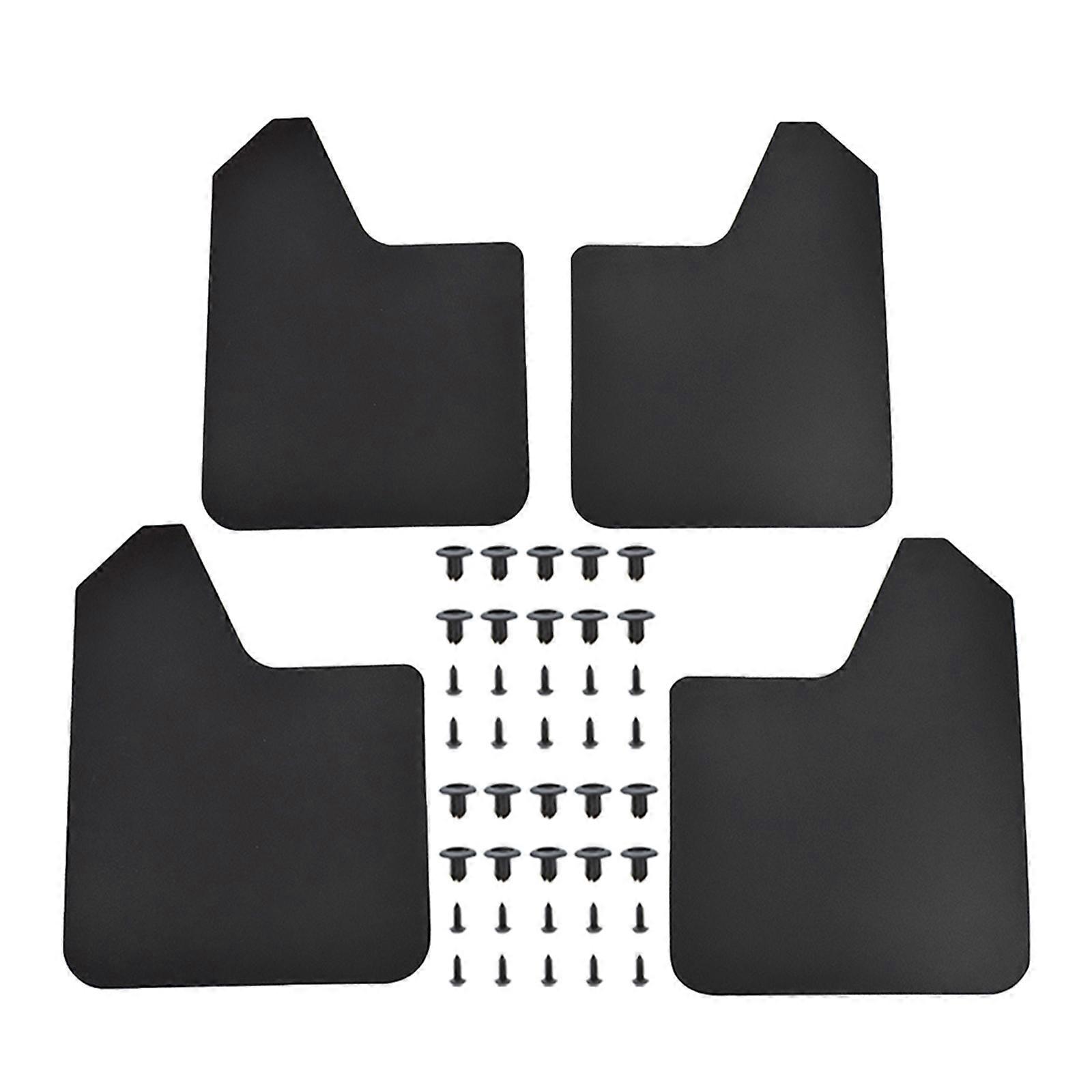 Set Of 4 Truck Car Mudguards Flaps With Easy To Clean Surfaces and Enhances Vehicle Protection Protects Against Splashes Multicolor