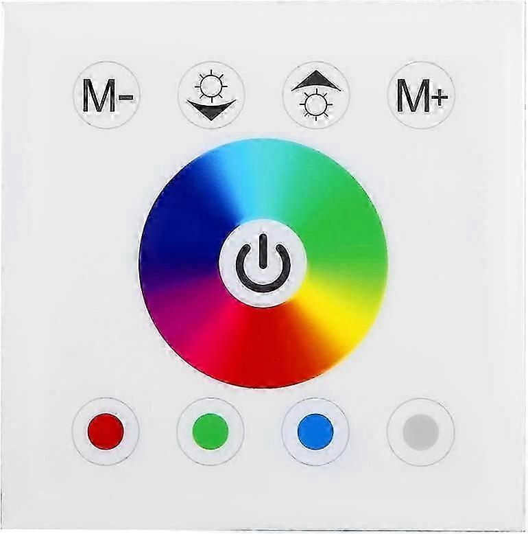 Remote Control for Wall Panel, RGBW LED Touch Panel Controller with Color Dimmer for LED Strips Remote Control
