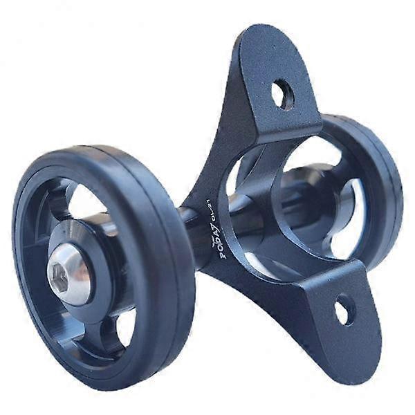 2x Folding Bike Easy Wheel Easy Install Modification Refit Double Roller Rear