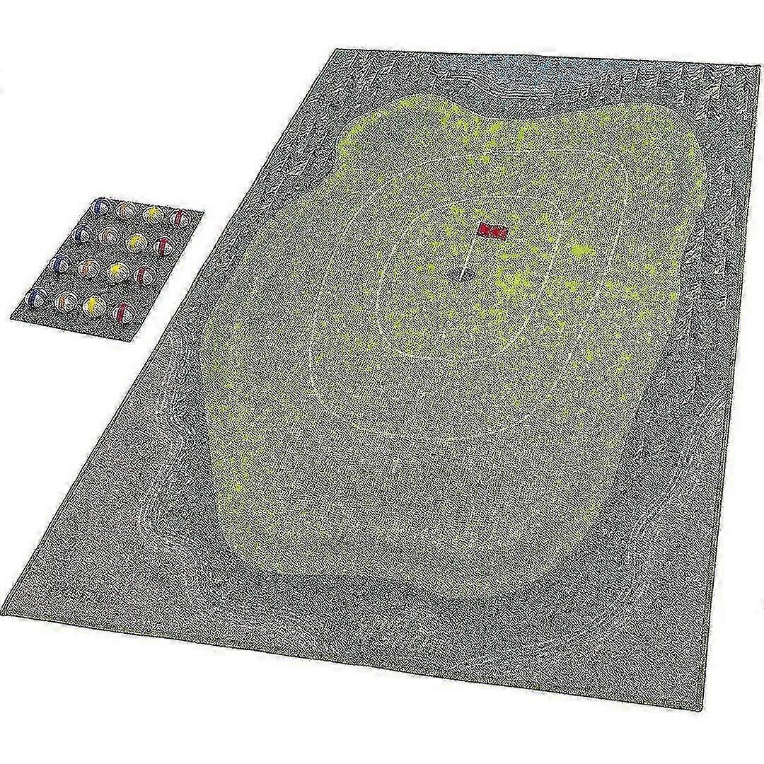 1set Chip Stick Golf Game Mat With 16 Grip Golf Balls And 1 Chipping Mats