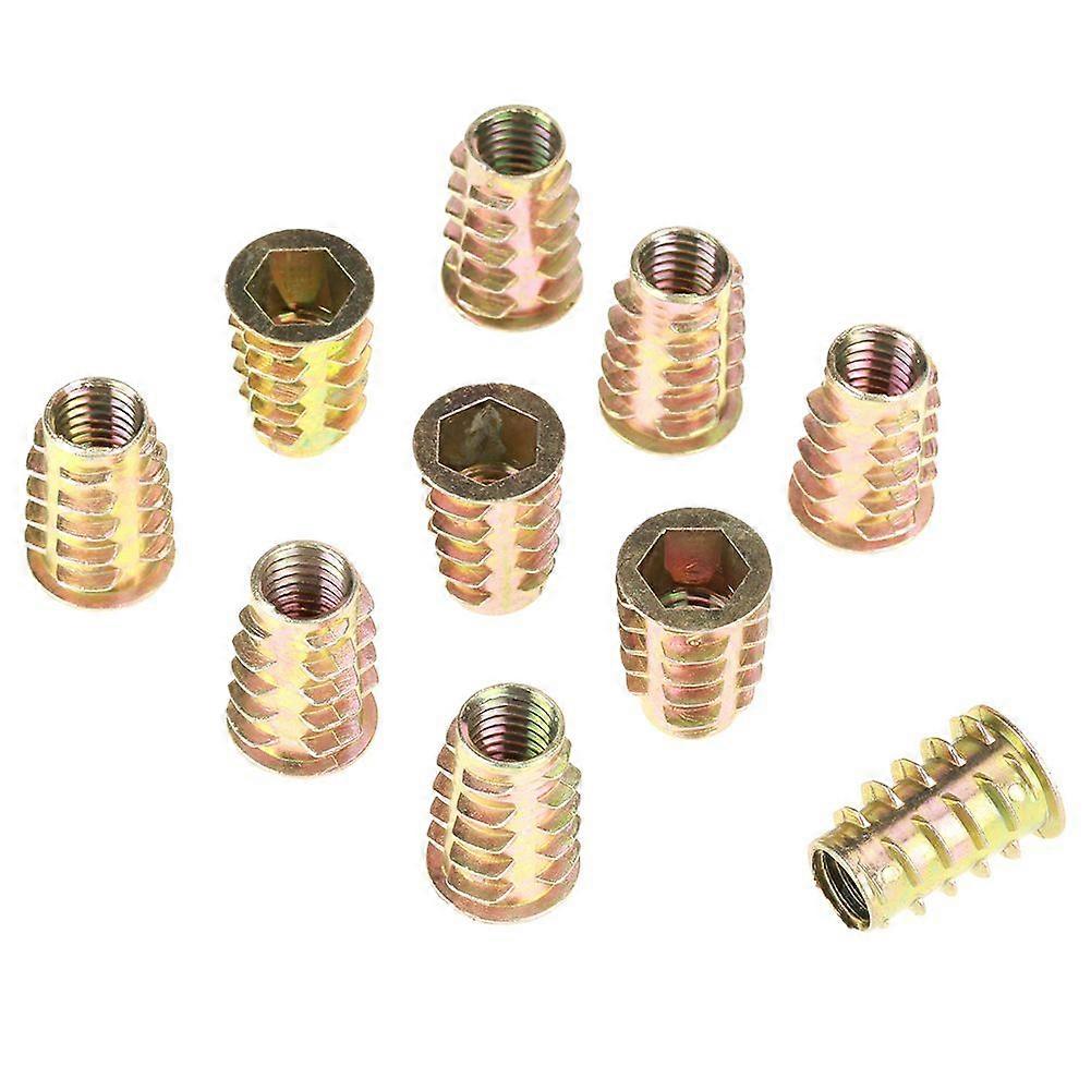 High quality  Zinc alloy hexagonal nuts with internal and external teeth M10*25