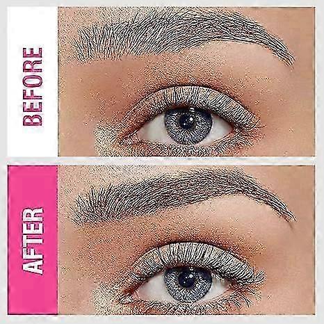 Eyebrow Pen, Brow Pencil 2-in-1 Dual-Ended Microblading Eyebrow Pencil with Micro-Fork-Tip & Precise Brush-Tip Crease Natural Hair-Like Brows, Last Al