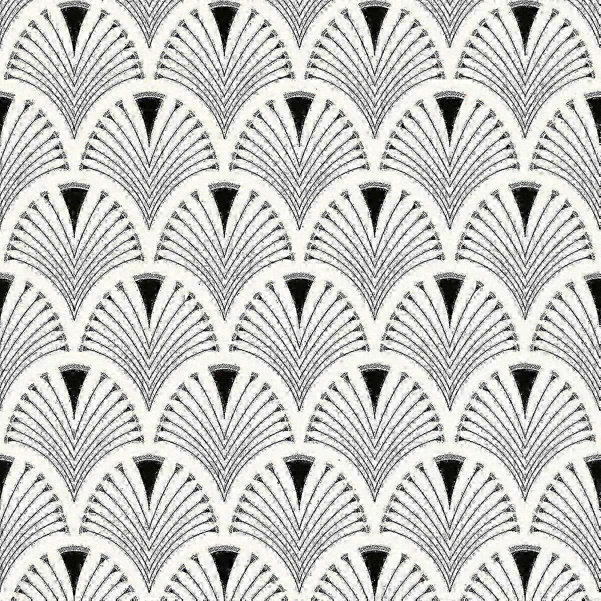 Modern Art Deco Fan Wallpaper