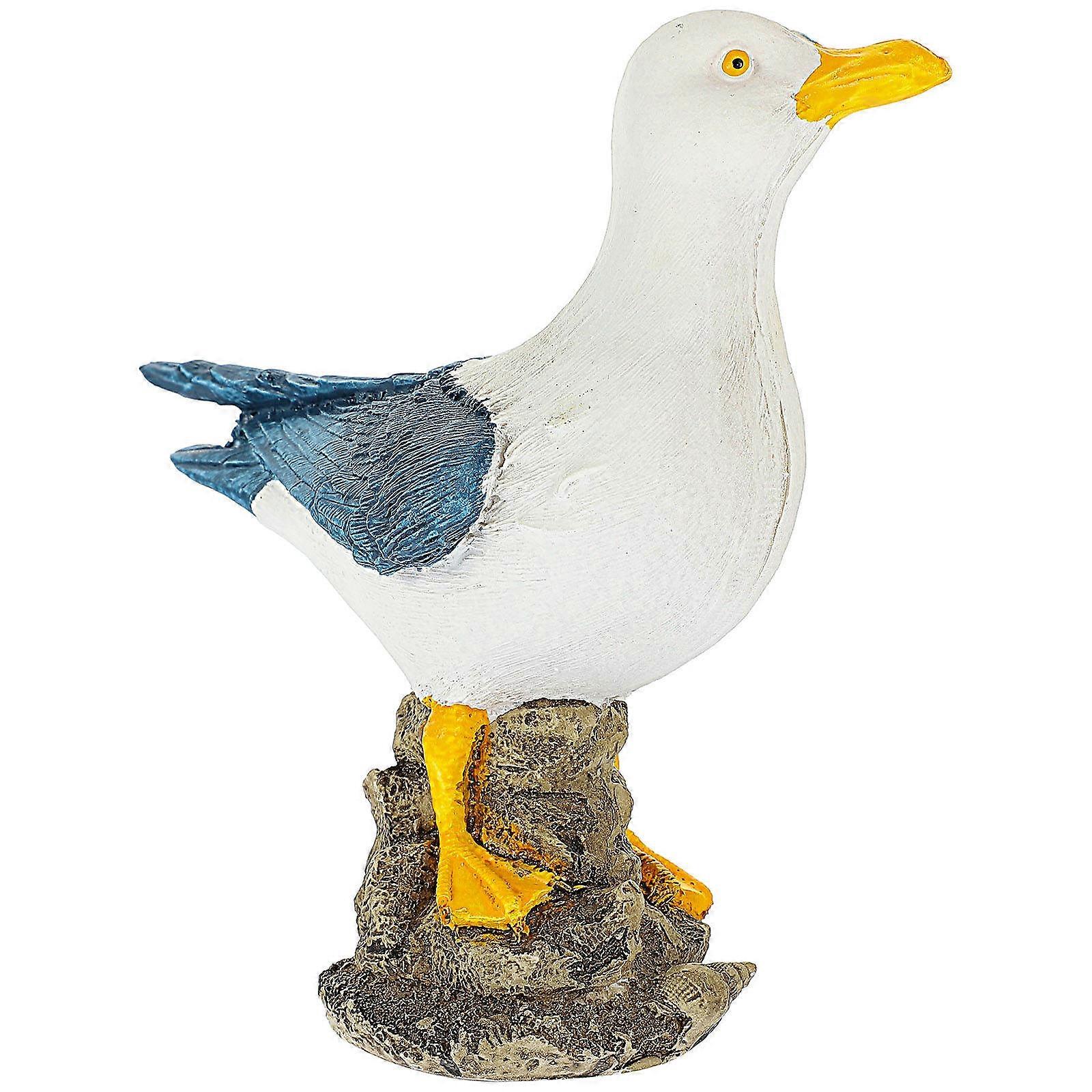 Resin Figurine, Warm Sea Bird Decor Creates Cozy Atmosphere
