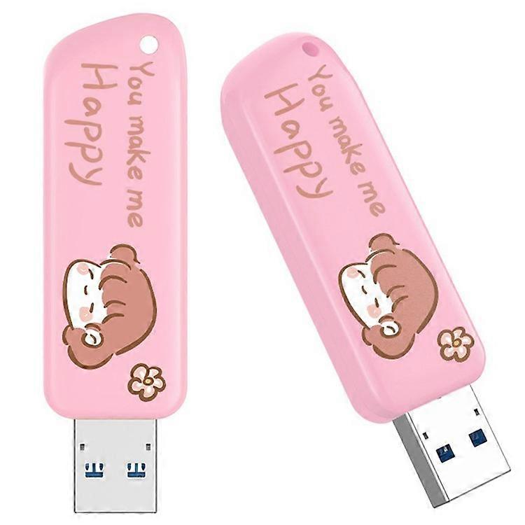 EAGET F66 Cartoon Painted 64G U Disk USB3.0 Flash Drive High-Speed 120MB/S Data Transfer Memory Stick