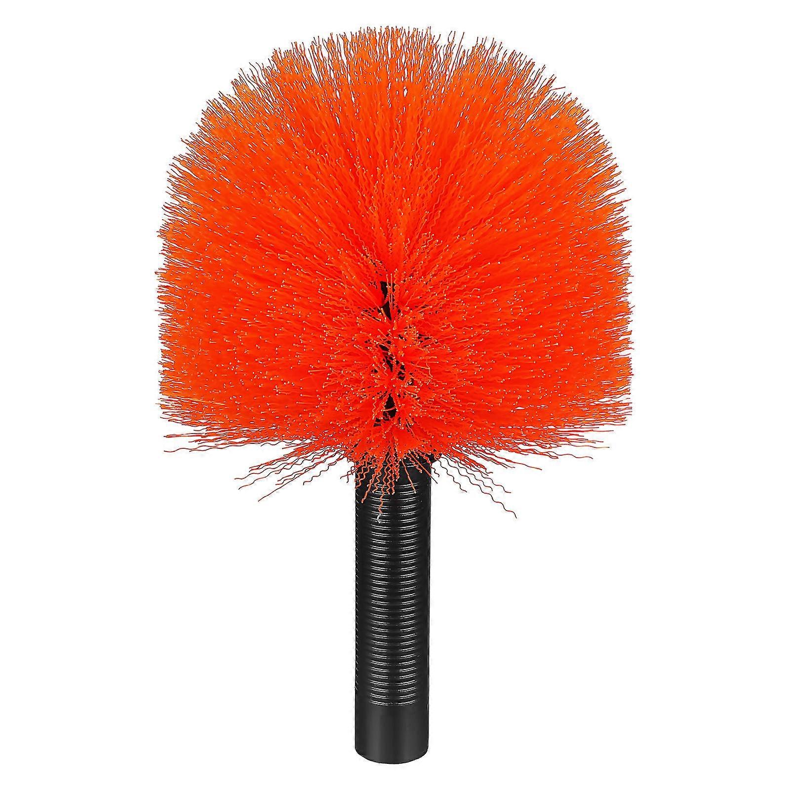 Spider Web Duster Brush Head for Indoor Outdoor Use – Plastic Cobweb Remover for Cleaning Corners, Ceilings, Fireplace, and Garden Walls – Space