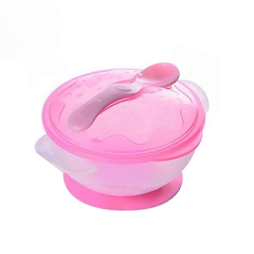 Suction Bowl with Spoon, Spill Proof Non Slip Design for Mealtime, Easy to Use and Clean for Boys and Girls