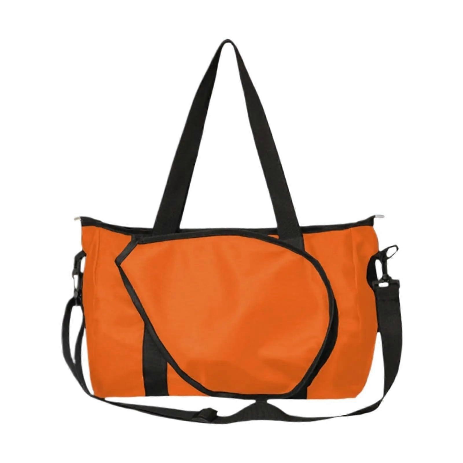 Tennis racket bags, racket storage, carry bag, multipurpose badminton bag (Orange)