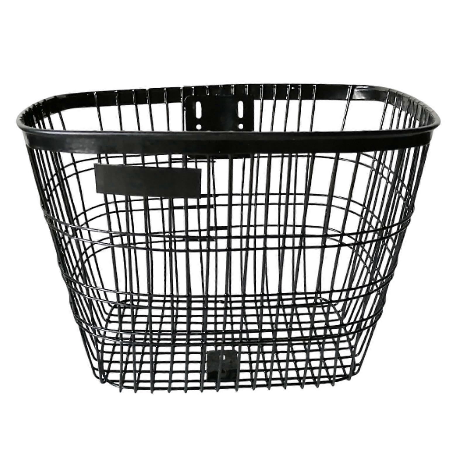 Bike Front Basket Carrier Sundies Organizer For Mountain Bikes Universal Front Mount