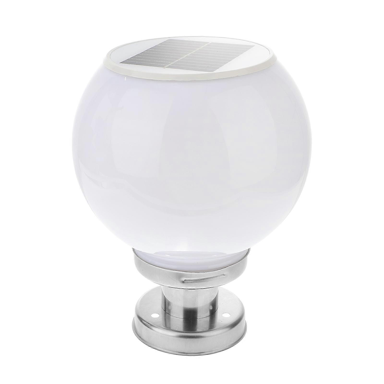 Solar Powered Decorative Column Fence Lamp for Garden Outdoor Lighting Durable Home Courtyard Installation