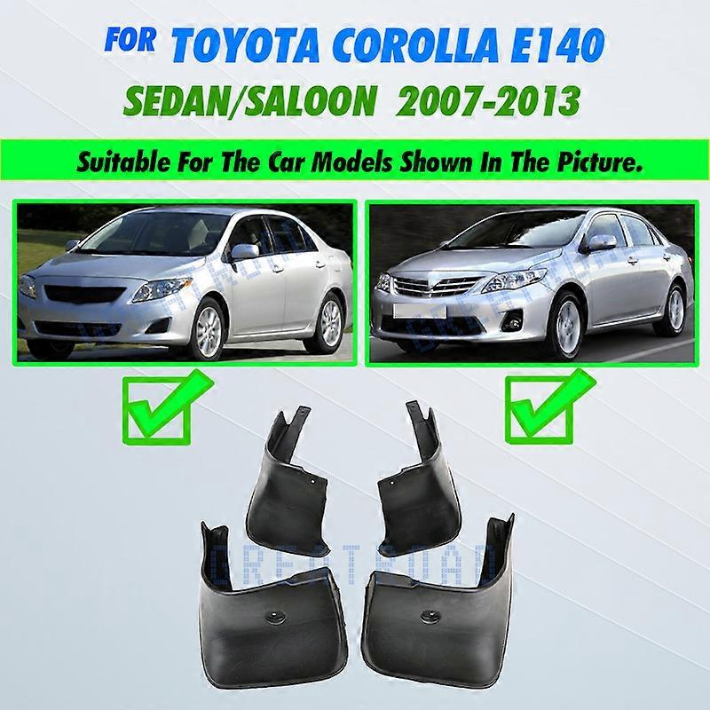 Mud Flaps For Toyota Corolla Altis E140 2007-2013 Mudflaps Splash Guards Mud Flap Front Rear Mudguards Fender 2008 2009 2010