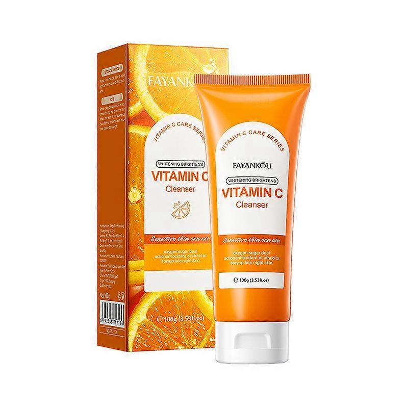 Nettoyant pour le visage VitaminC, nettoyant pour le visage VitaminC nettoie en douceur pour tous les types 100g