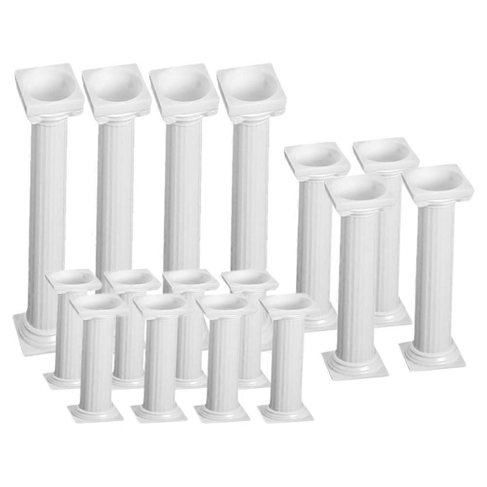 Retro Style Roman Column Cake Stand Home Users Professional Bakers 16Pcs