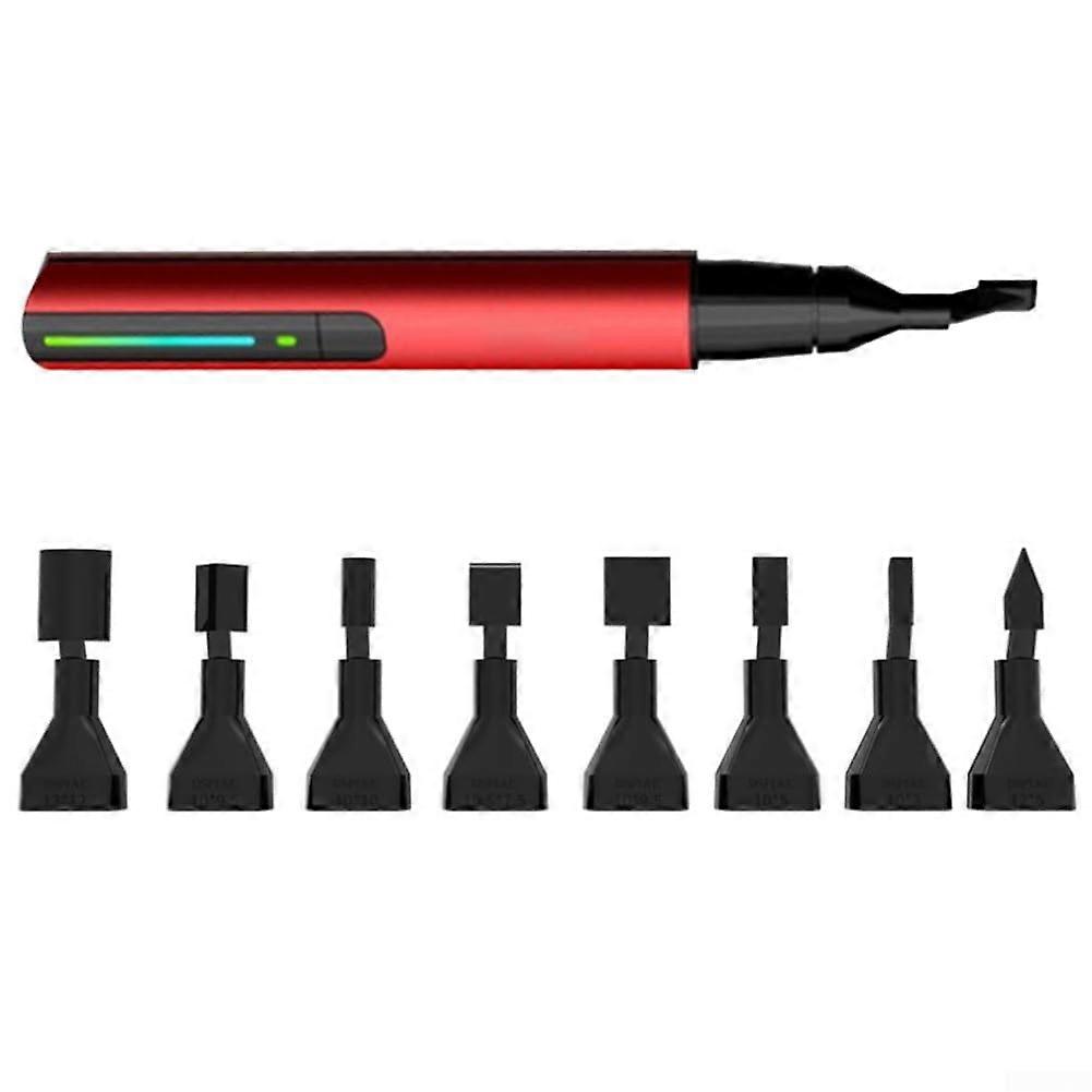 Mini Electric Grinding Pen Set with 3 Speed Settings for DIY Wood Carving, Polishing, and Clay Projects