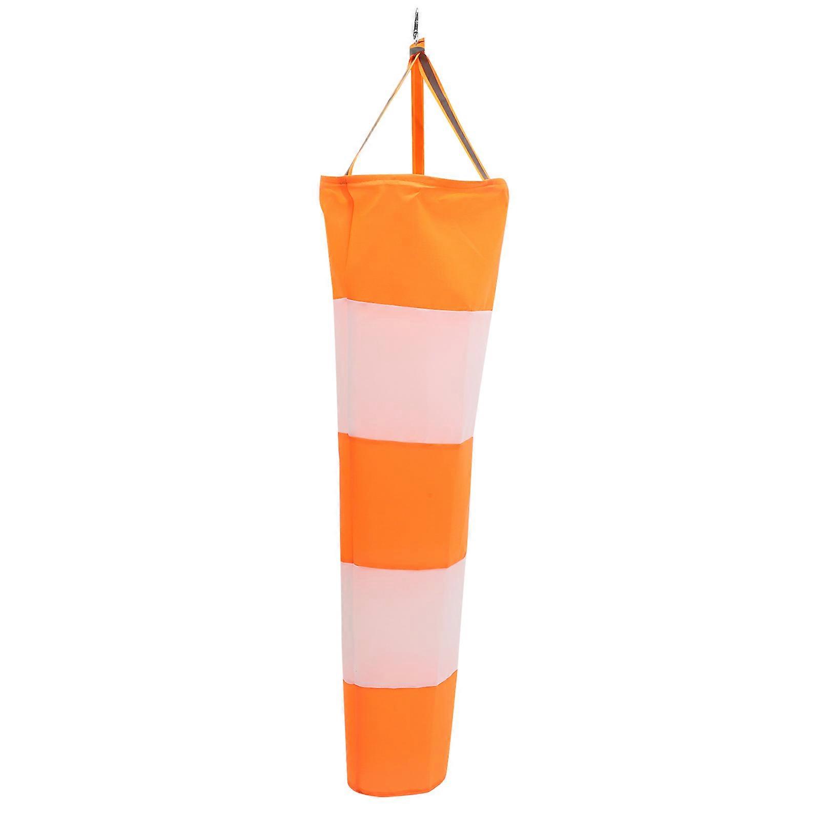 Durable Oxford Cloth Windsock with Reflective Stripes – Outdoor Wind Direction Indicator for Garden, Festival, and Airport Use – Hanging Decoration