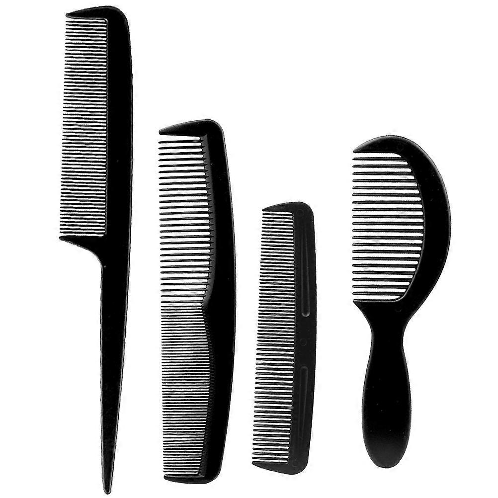 Professional Barber Comb Fine Tooth Combs For Women Hair Shearing Reduce Breakage And Damage 2Sets