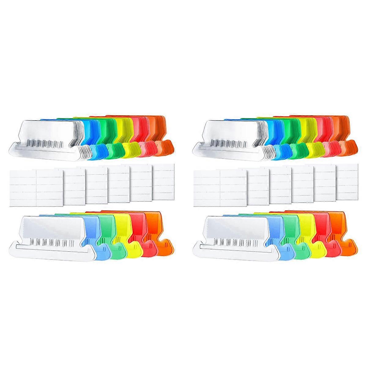 240 Sets 2 Inch Hanging Folder Tabs and Inserts for Quick Identification of Hanging Files Hanging Fi
