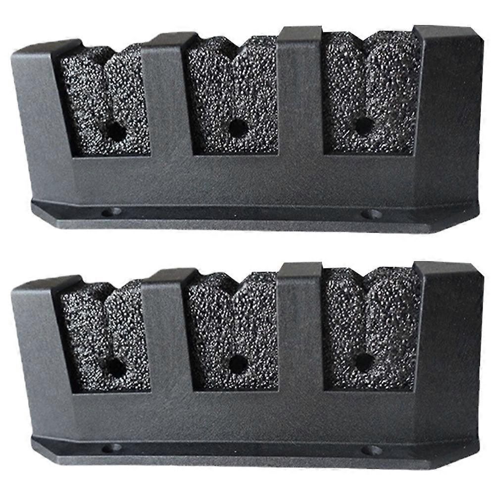 Easy Install Rod Rack Fishing Pole Display Rack Simple Style 7.7X3.0X2.6in Storage 2Pack