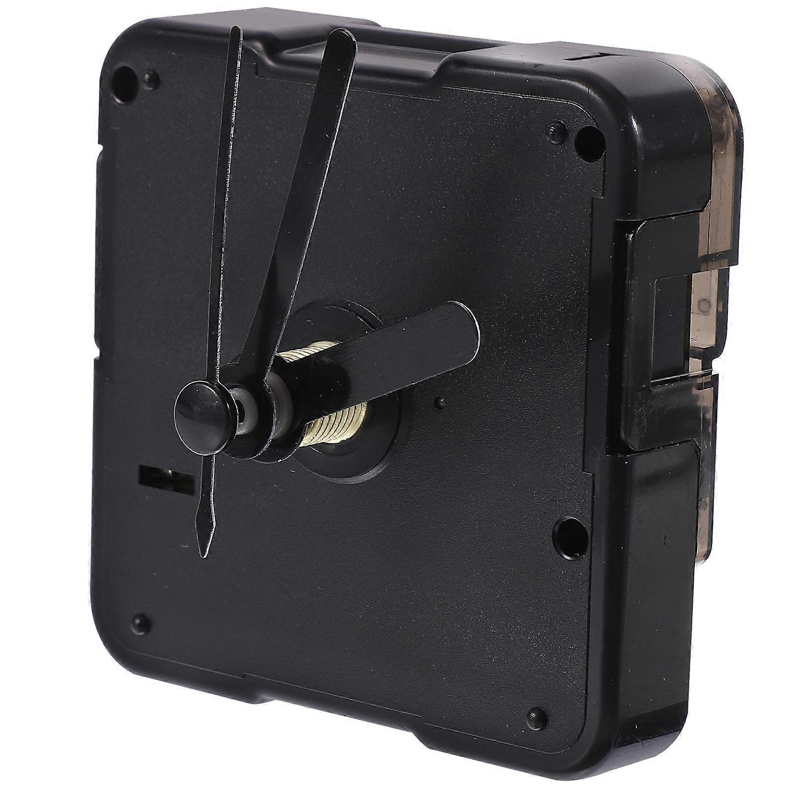 Diy Clock Making Kit Silent Operation Clock Mechanism Suitable for Various Clock Styles Black 1Set