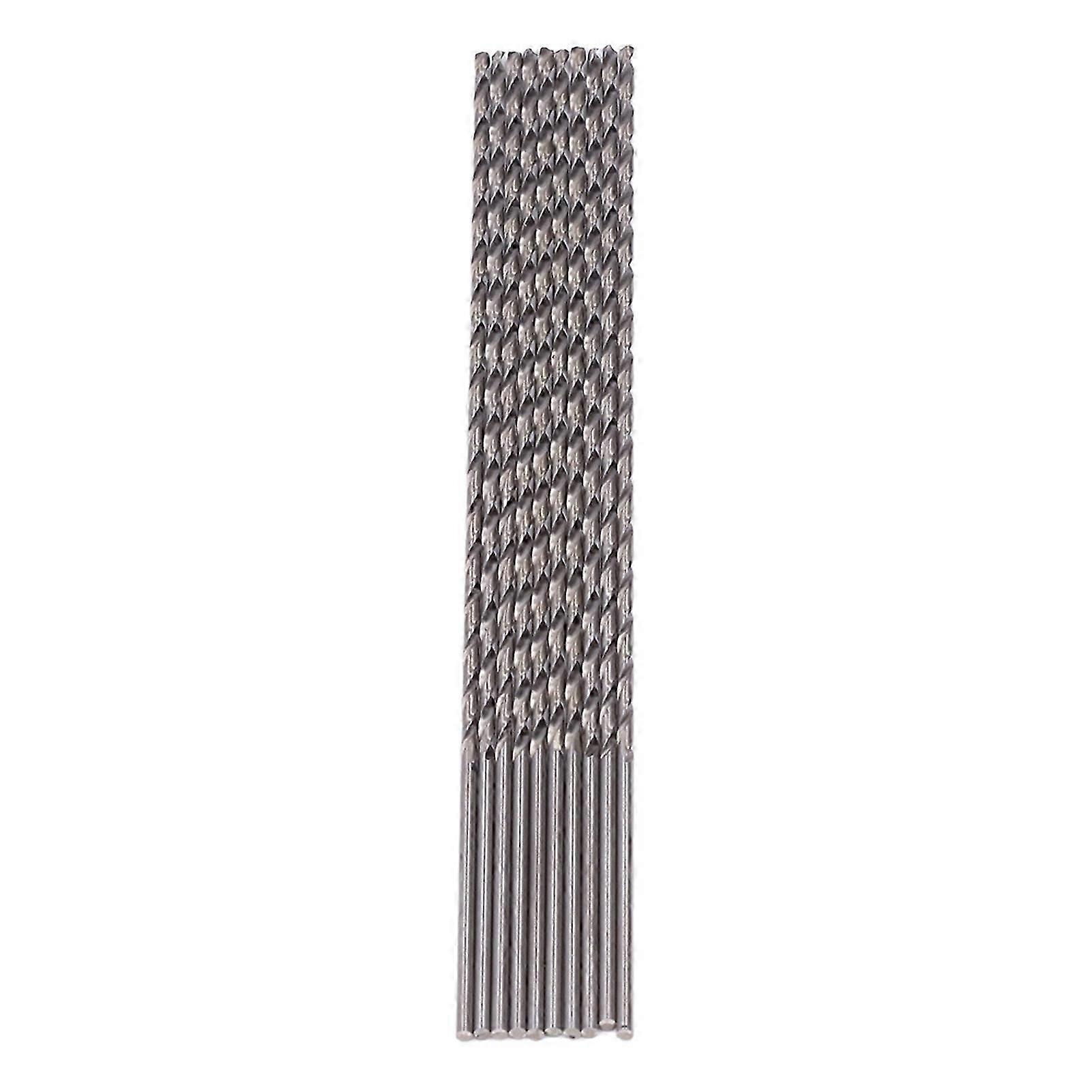 10Pcs Extra Long Twist Drill Bits Extended HSS Straight Round Shank Processing Tools 2.5x200mm