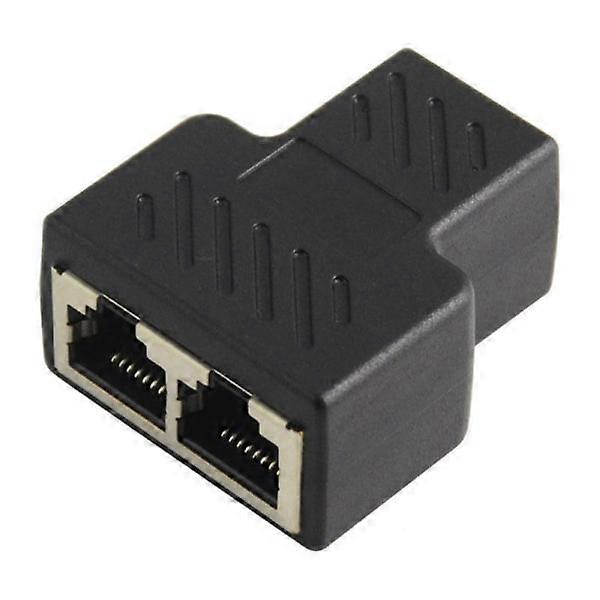 1 to 2 LAN Ethernet Network Cable RJ45 Splitter Connector