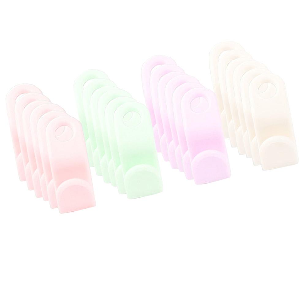Hanger Connecting Hooks Home Use Heavy Duty Assorted Color 24Pcs