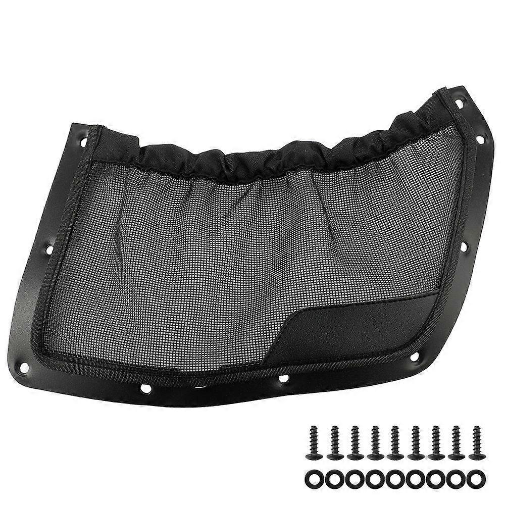 Seat Back Storage Mesh Bag UTV Seatback Storage Organizer Tool Pocket Compatible with Maverick R Base Model X XRS Smart Shox MK20369