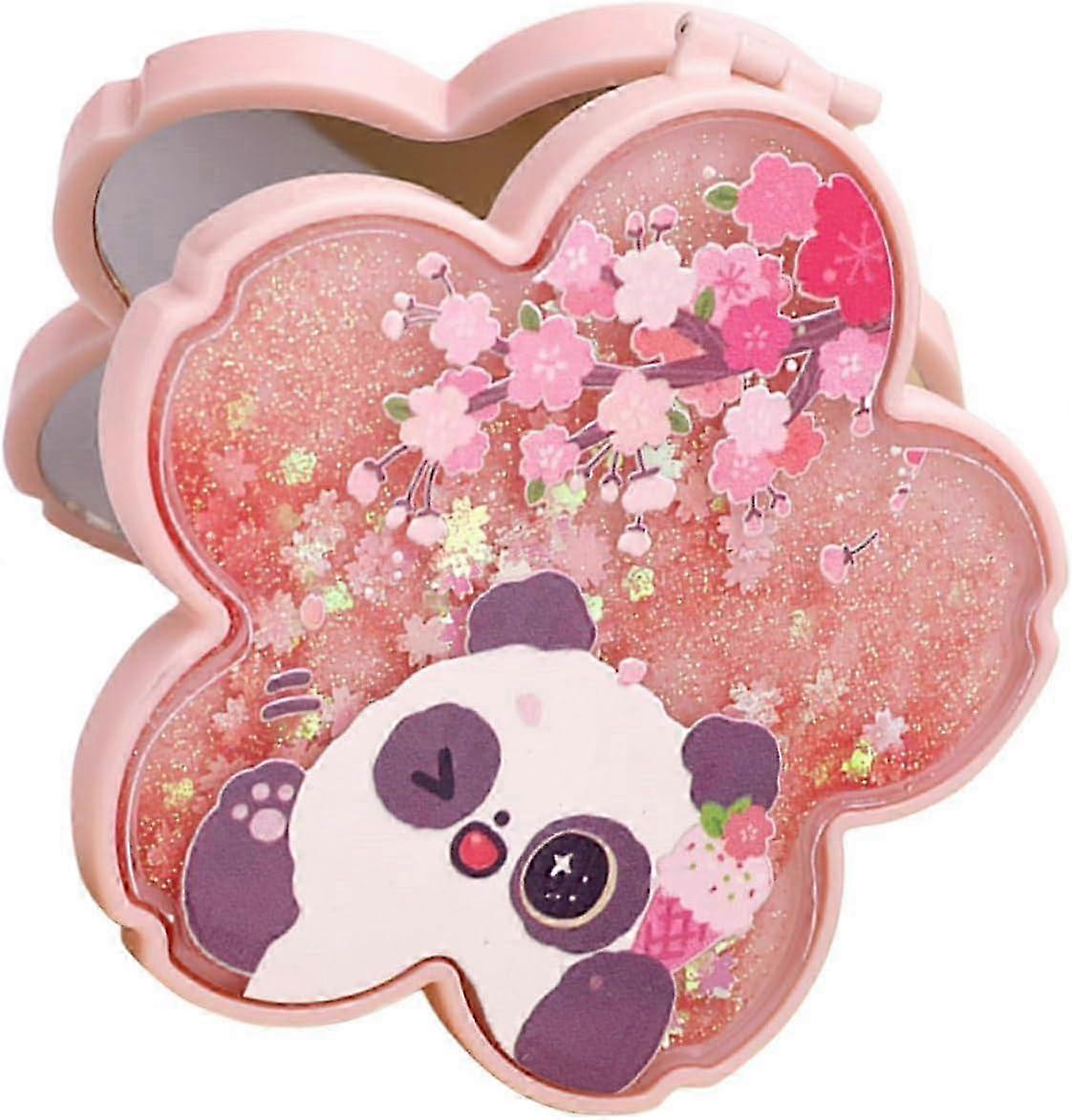 Mini-Spiegel blumenförmig kosmetisch doppelseitig a Stil