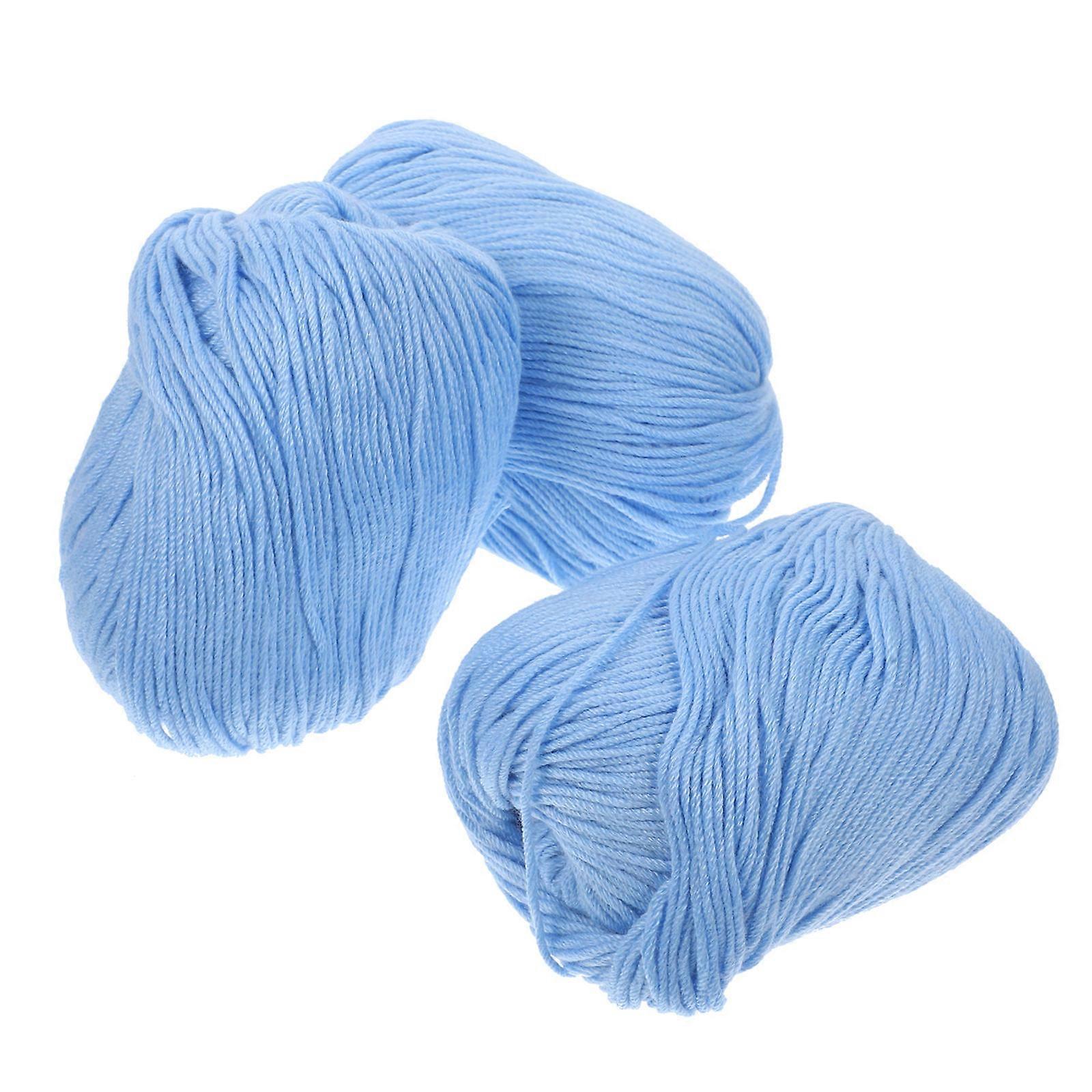 Knitting Yarn Cotton Crochet Yarns Simple Projects Diy Decorations 3 Rolls