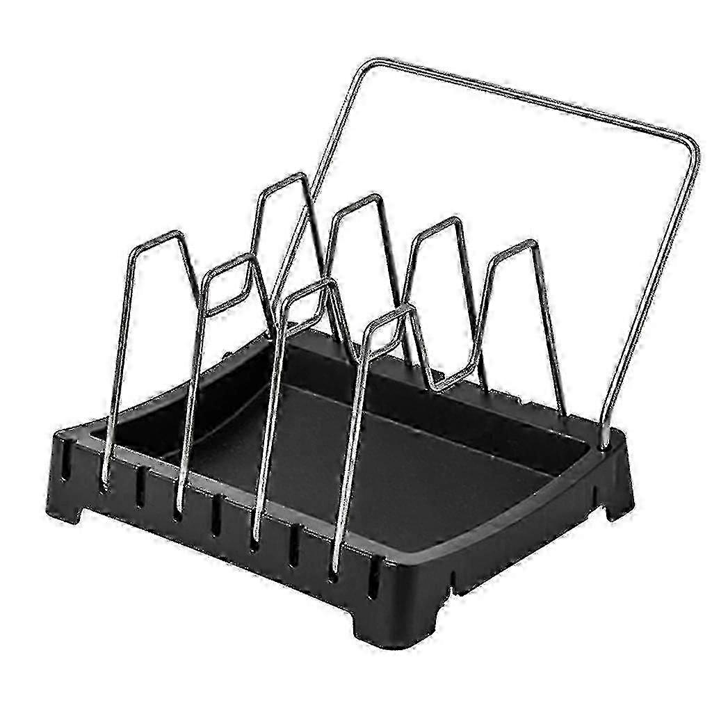 Adjustable Pot Lid Organizer, Fits Standard Sizes