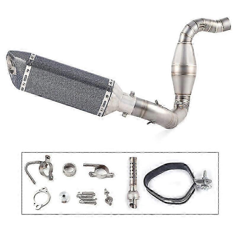 Full System Exhaust Muffler Slip-On for G310R and G310GS Motorcycles with Middle Contact Pipe for Certain Brands