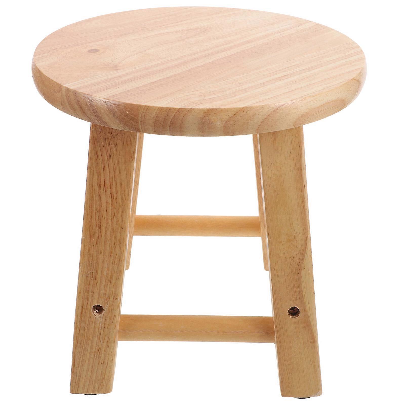 Sturdy Wooden Step Stool for Adults – Low Design for Shoe Changing, Bathroom Use, and Easy Access to Sinks and Counters at Home