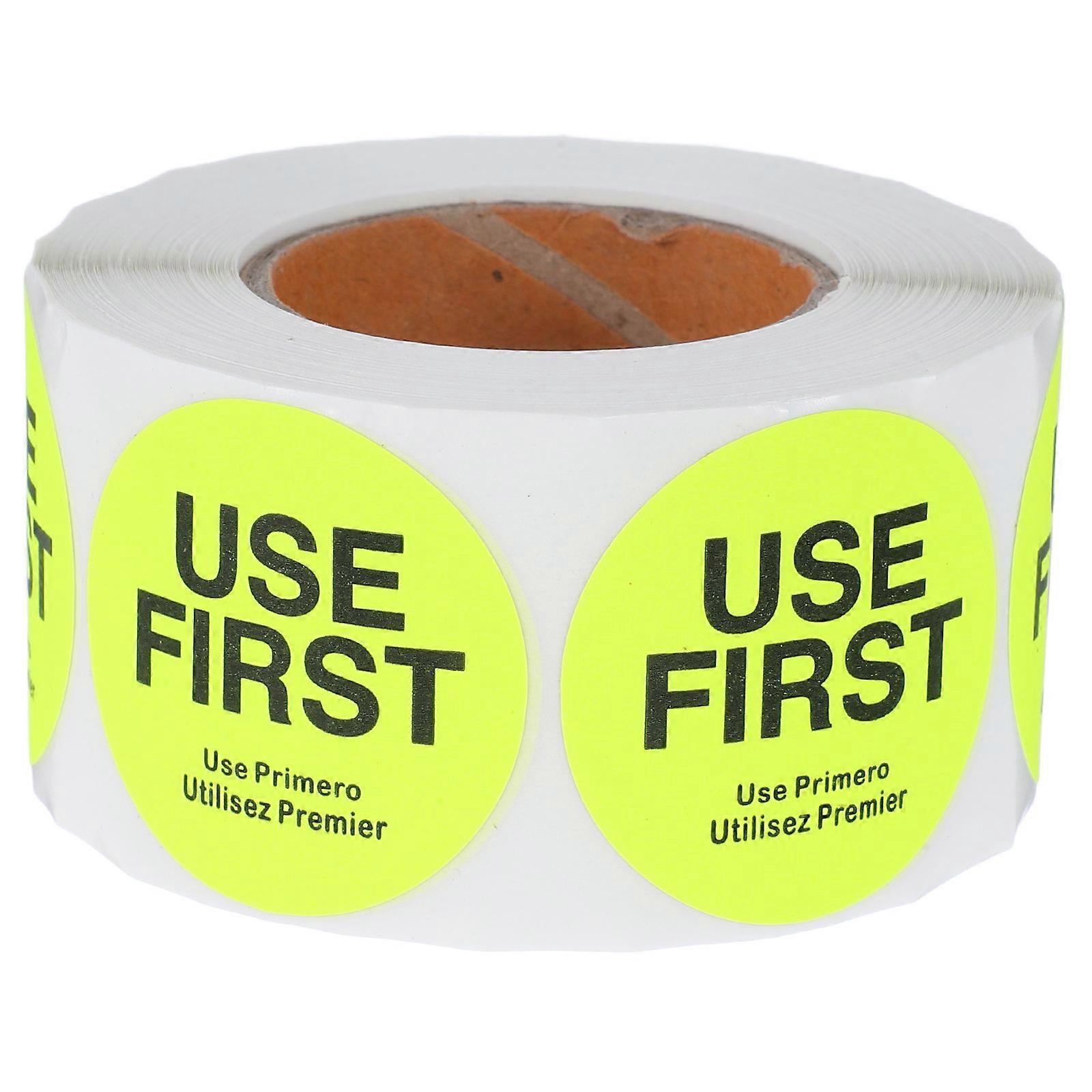 Food Service Inventory Control Labels Use First Stickers Material High Adhesive Strength 500Pack