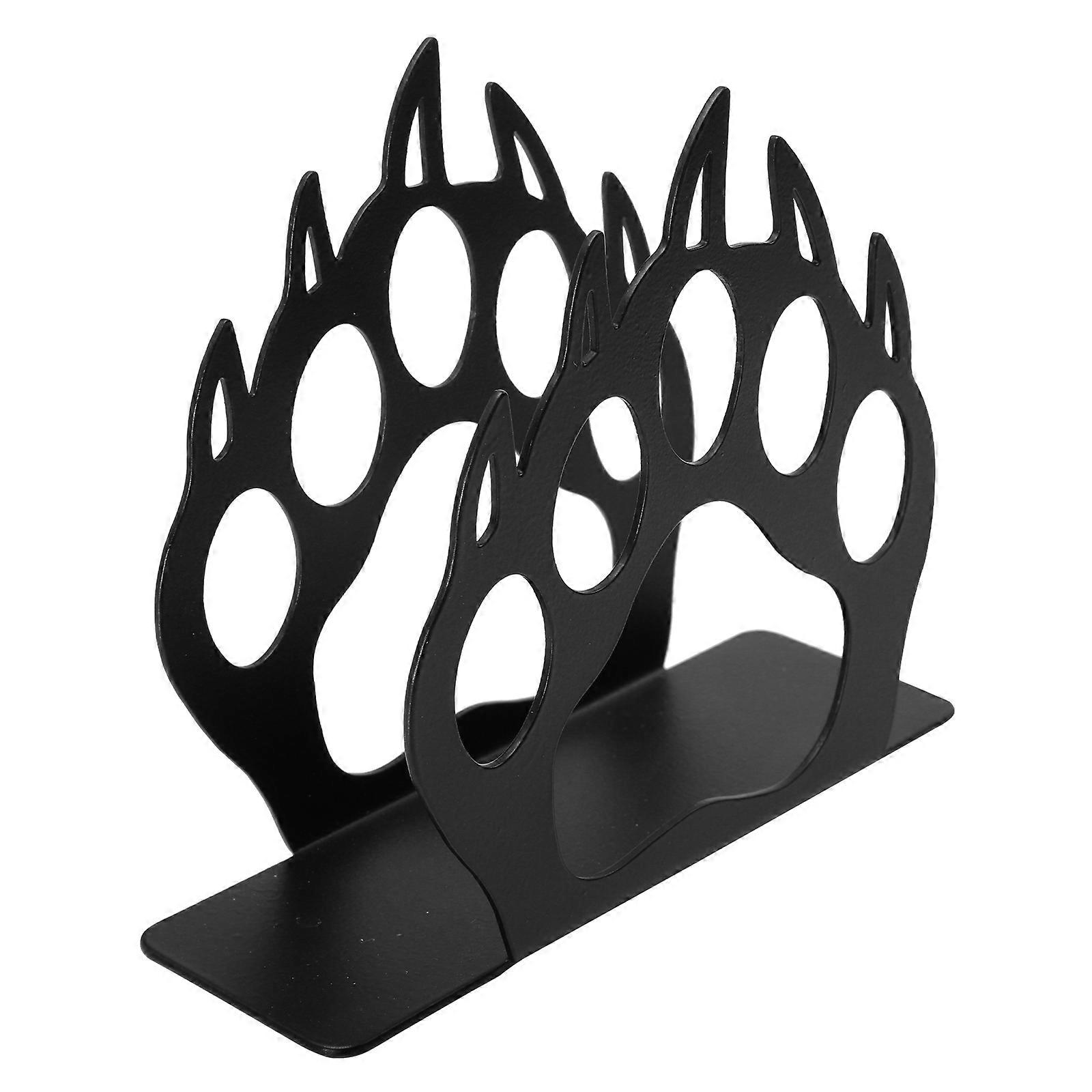 Creative Black Iron Tissue Stand for Home with Unique Shape and Design 1pc