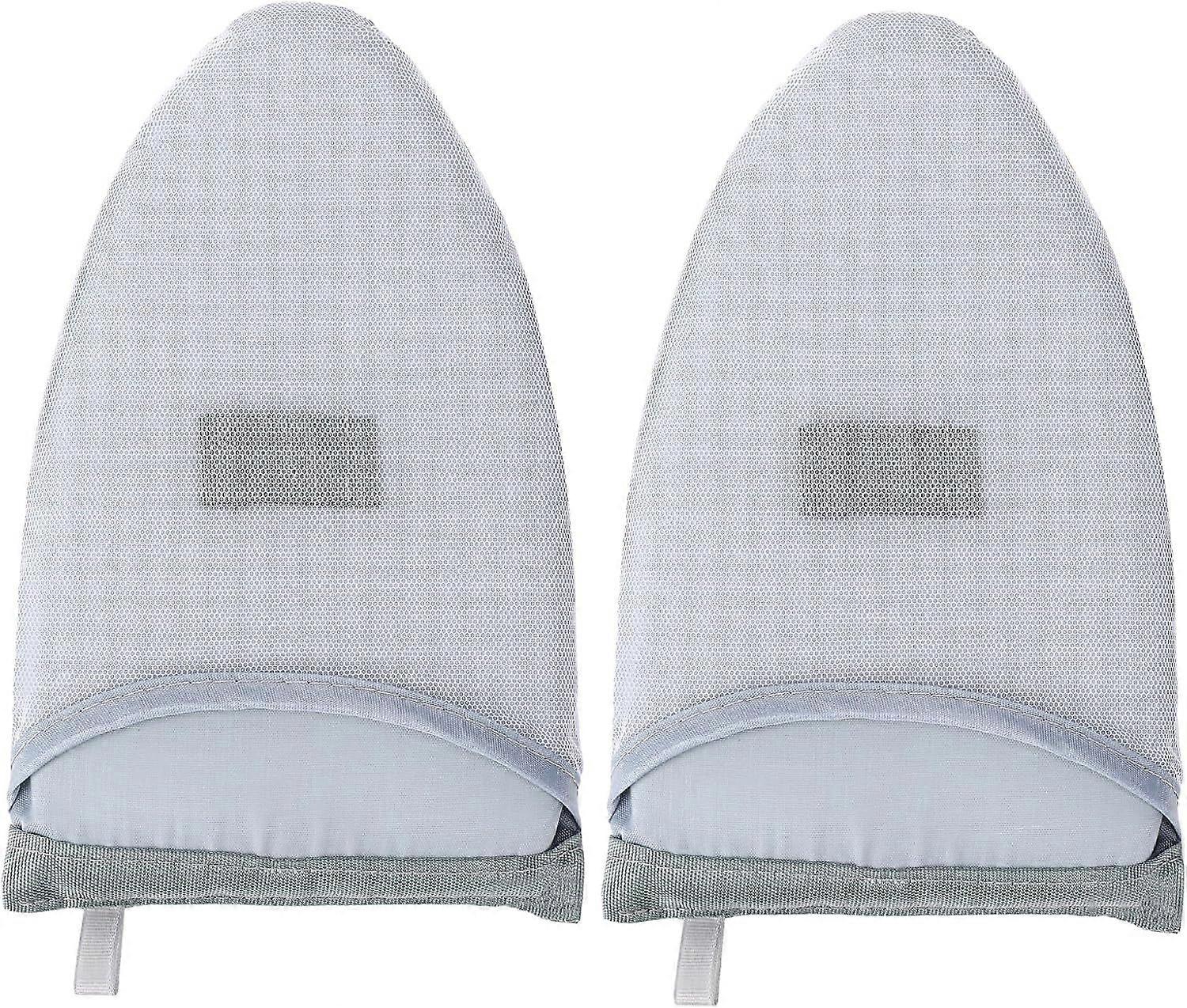 2Pcs Garment Steamer Ironing Gloves, Portable Steamer Gloves Travel Glove Ironing Board Anti-Steam Mitt with Finger Loop for Garment Steamer Accessori