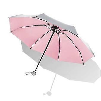 8 Ribs Pocket Mini Umbrella Anti UV Paraguas Sun Umbrella Rain Windproof Light Folding