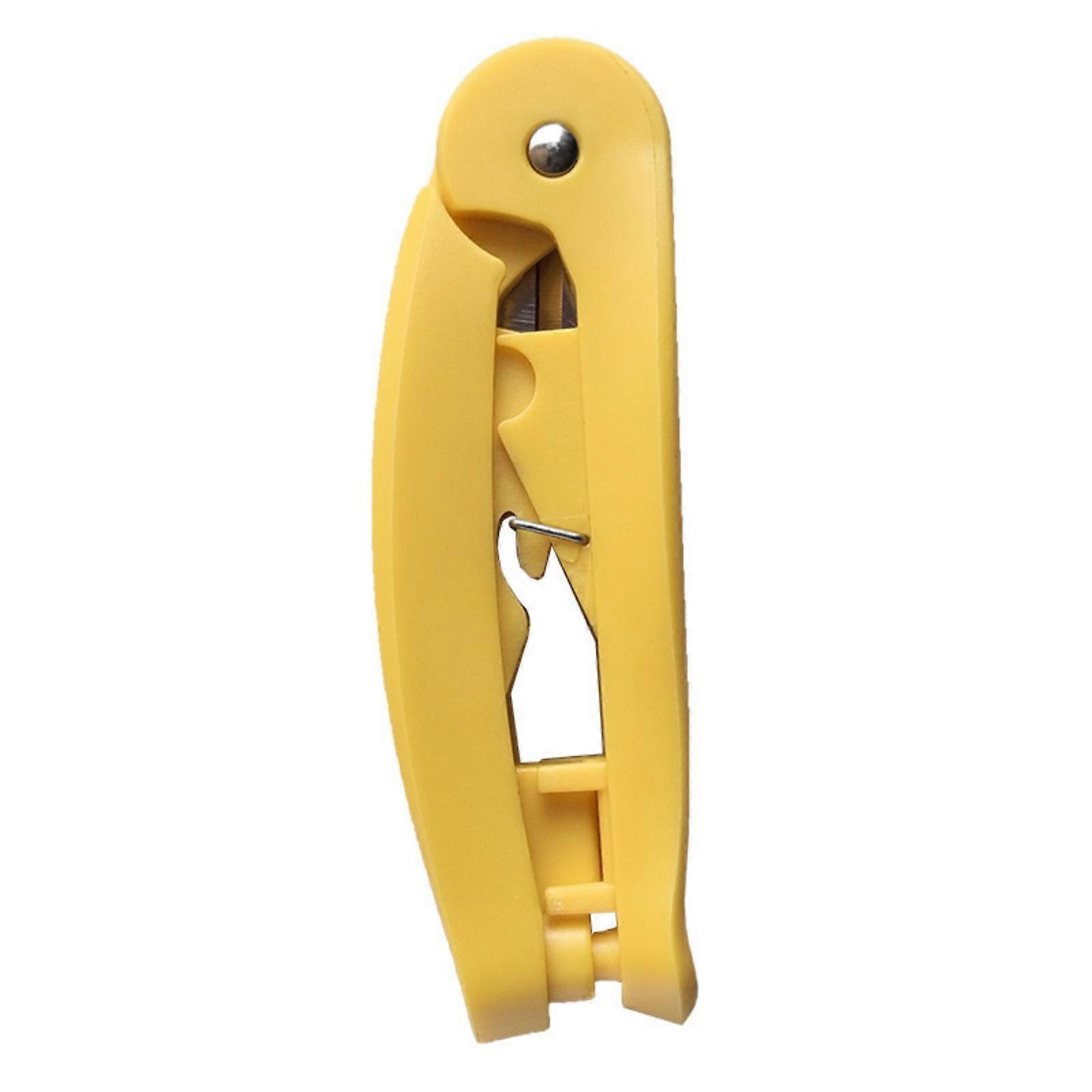 Outil de câble de réseau en plastique en acier Poignée antidérapante adaptée au dénudage de fils Organiser et sertir Mécanisme de verrouillage sécurisé Jaune