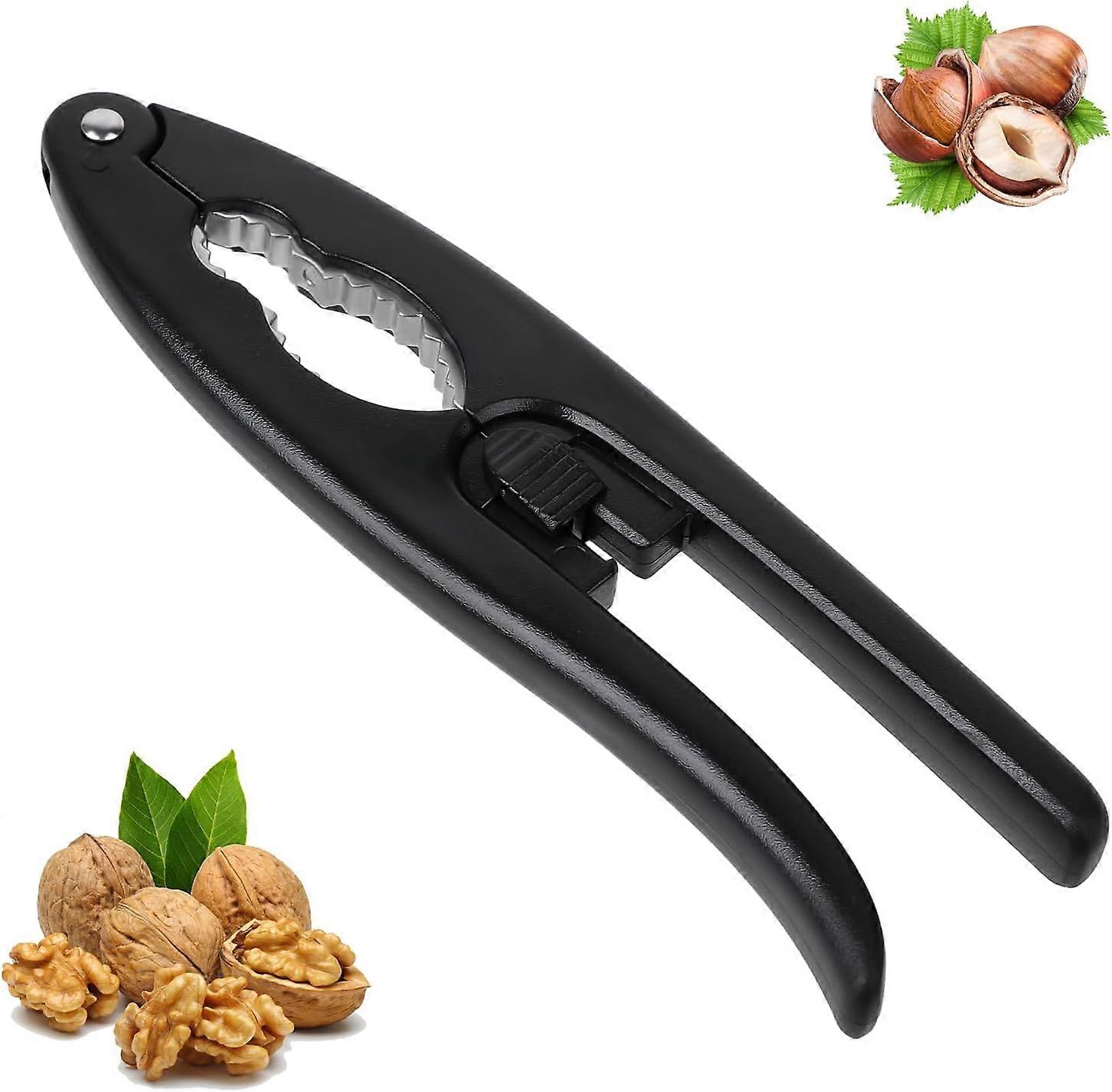 ZENGO Nut Crackers For All Nuts, NutCracker for Nut Crab Crackers Lobster Nut Crackers Seafood Tools Lobster Shellers (Black)