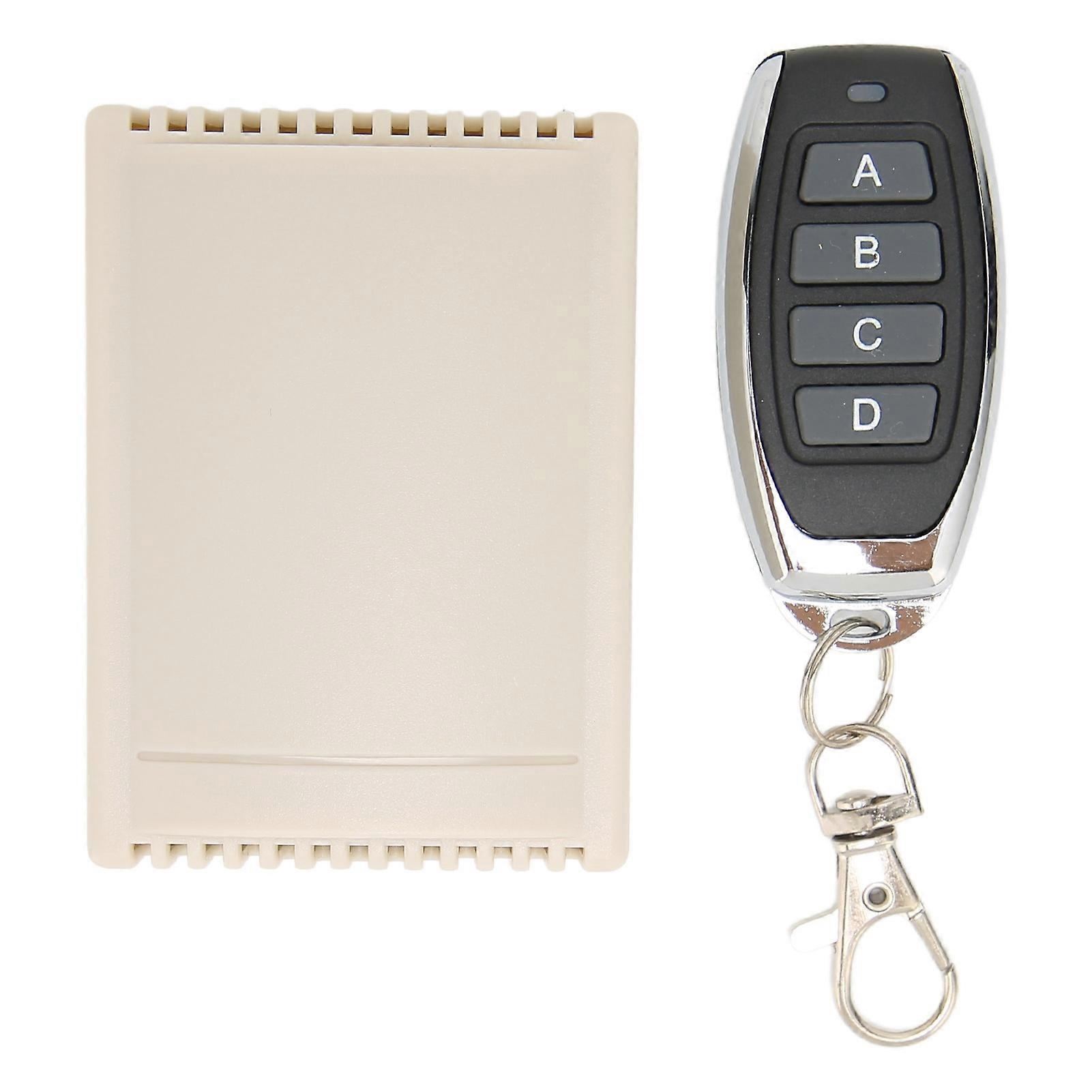 Wireless Remote 433 MHz 10A 4 Channel RF Remote Relay Switch for Electric Door Industrial Control