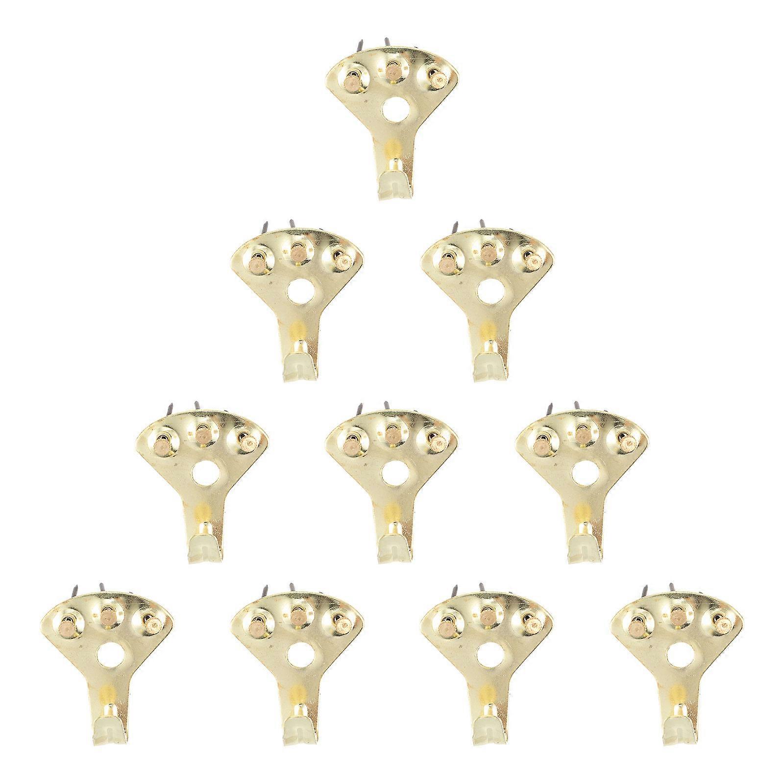 Copper Photo Hangers Hook Shape For Artworks Easy Decorating 20 Sets