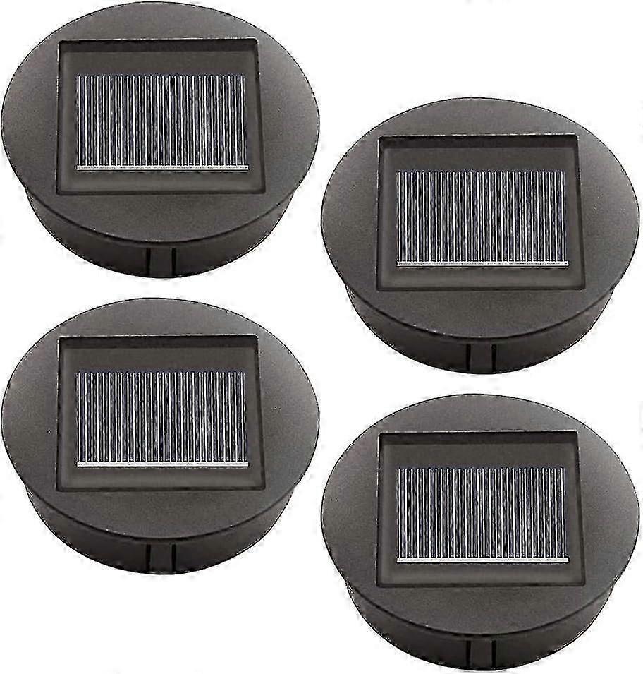4 Pack Solar Replacement Lights with LED Bulbs, Solar Ceiling Light Replacement, LED Solar Panel Sha