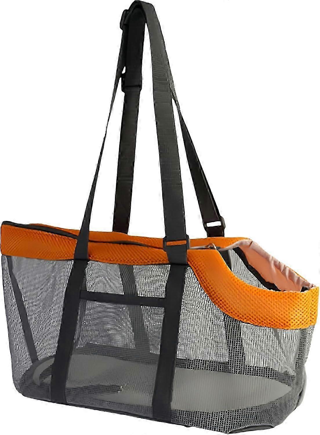 Lightweight Panoramic Pet Carrier Bag with Breathable Mesh for Small Cats and Dogs