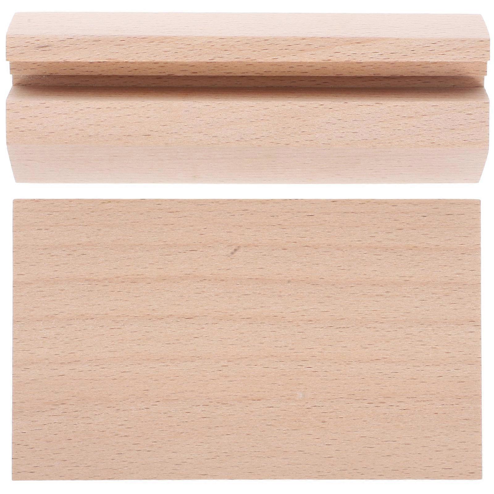 Wooden Desk Calendar Base Versatility Notes Organization Postcards Display 1Pcs