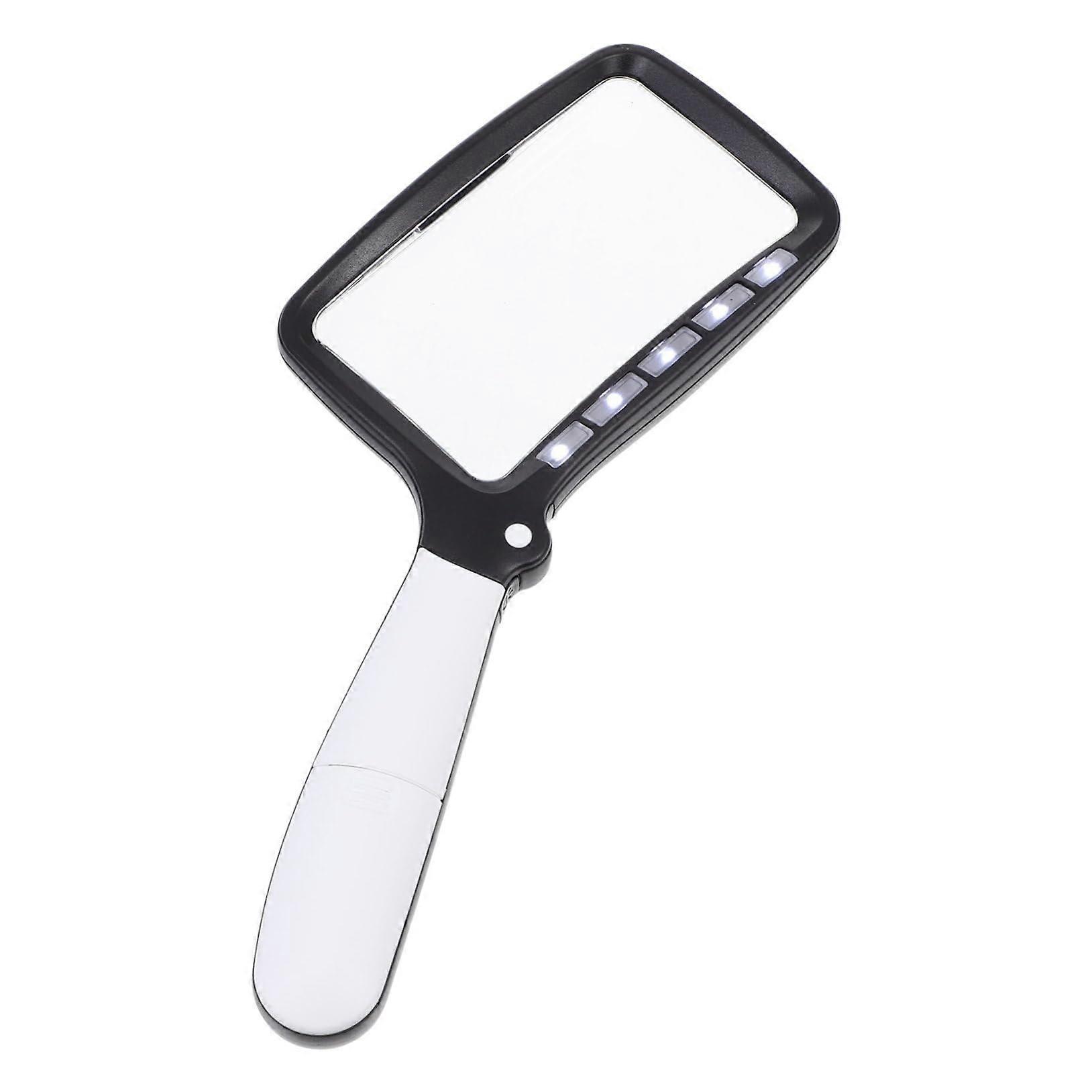 Leselupe Portable Magnifying Glass Handheld Magnifier Acrylic Magnifier for Seniors