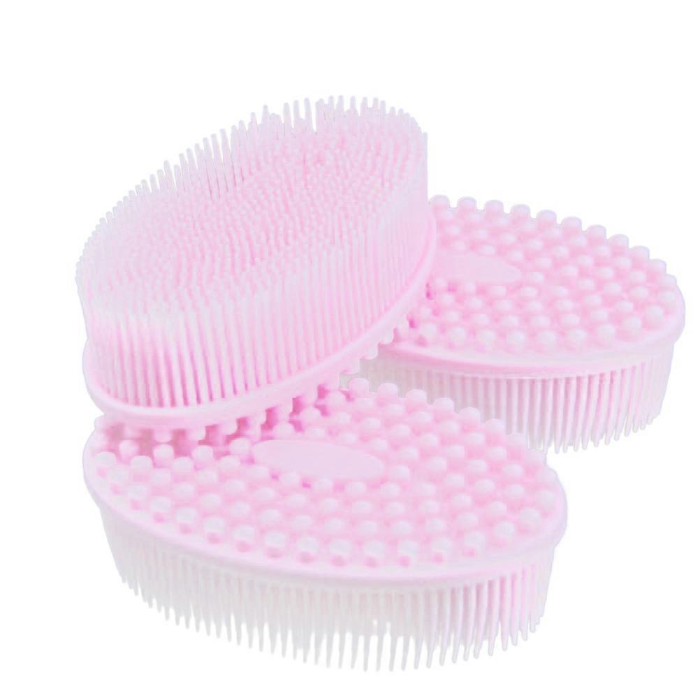 Skin Scrub Brush Silicone Shower Brush Ergonomic Design Cleaning Grease And Dust Family Use 1Pcs